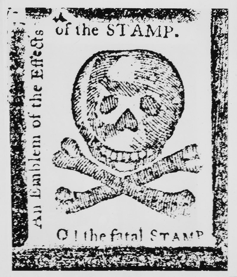 This Is The Colonists Image Of The Hated Stamp Act